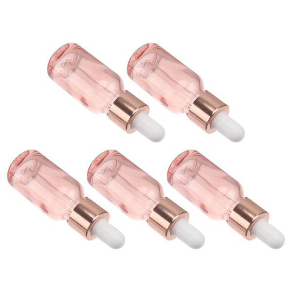 

storage bottles & jars 5pcs glass essential oil dropper sub package