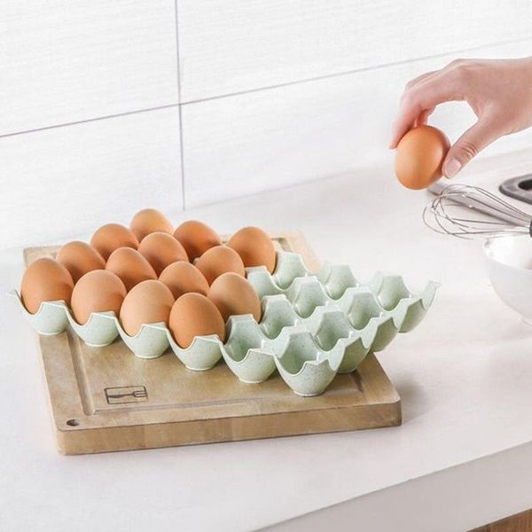 

storage bottles & jars 24 grid kitchen fridge egg racks box refrigerator storing case container plastic holder organizer