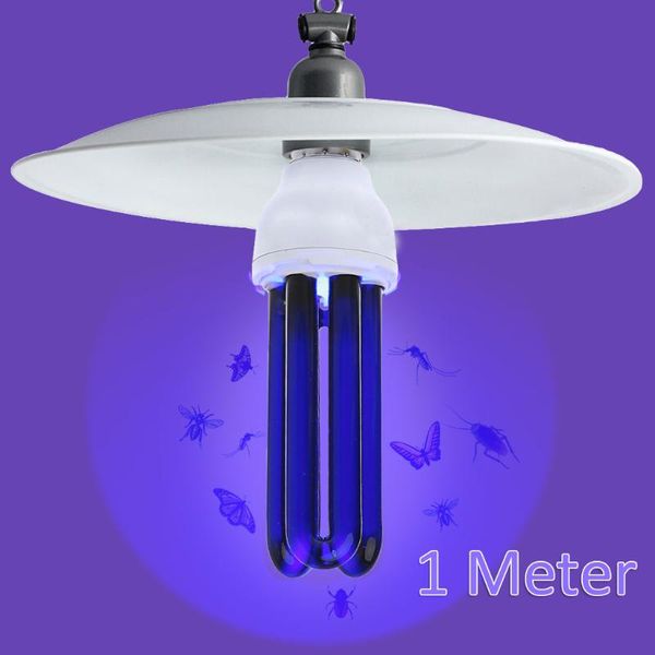 

220v/110v e27 60w uv ultraviolet fluorescent blacklight cfl light bulb lamp party decoration