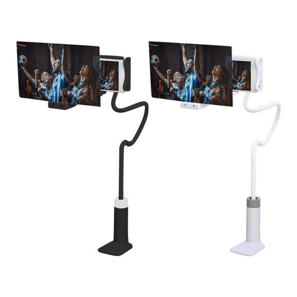 

mobile phone magnifier 3d hd screen high definition projection bracket adjustable all angles tablet holder cell mounts & holders