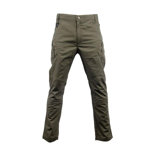 

plenty of pockets casual trousers men's pants army green cargo for men, Black