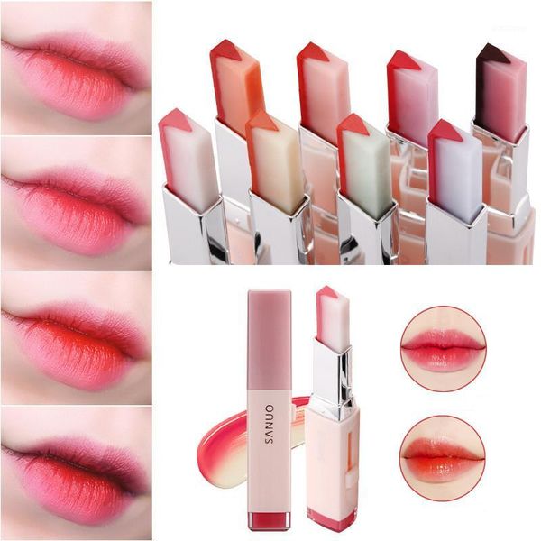 

v-type two-color lipstick lip + glaze silky moisturizing waterproof makeup set1