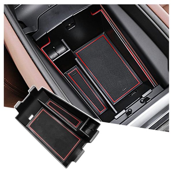 

car organizer ruiya for x5 g05/x6 g05/x7 g07 2021 armrest box storage central control container auto interior accessories