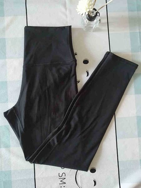 

women's leggings l-32 high waist yoga pants solid color fitness running gym clothes women legging bodybuilding overall tights wo 8rwn, Black