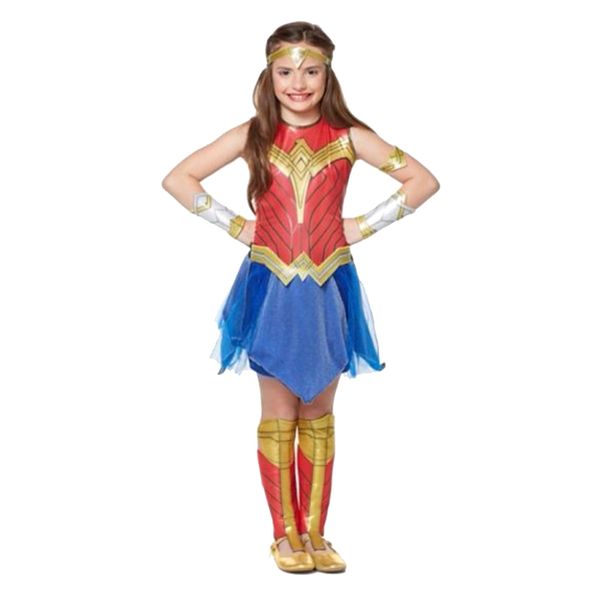 

theme costume deluxe child dawn of justice magical woman costume, Black;red