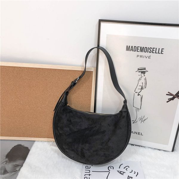 

new women suede leather bag new design female leisure large shoulder bags shopping casual handbag fashion shoulder bags mmm