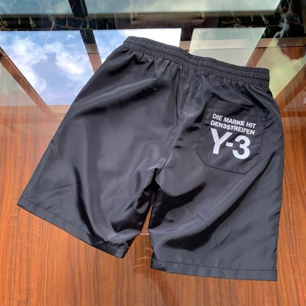 

men's shorts y-3 y3 thin sports straight casual sport beach pant, White;black