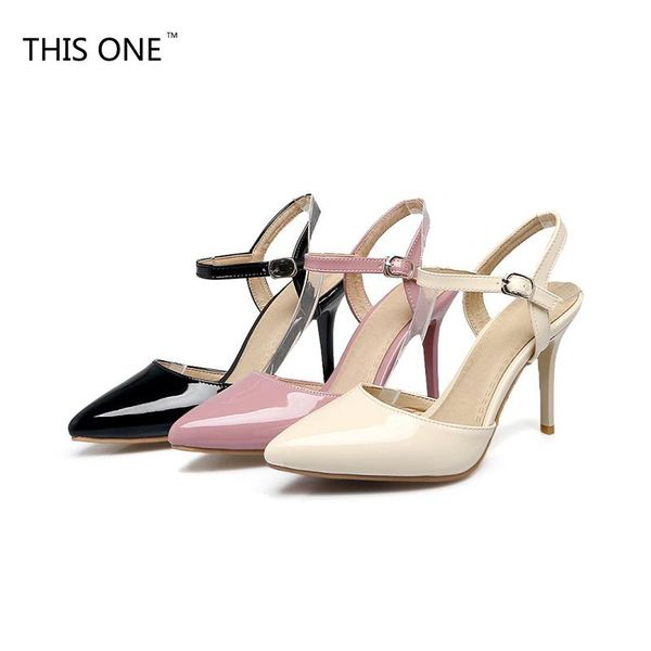 

sell thin stilletos high heels pointed toe gladiator sandalias shoes woman buckle strap slip on ladies sandals, Black