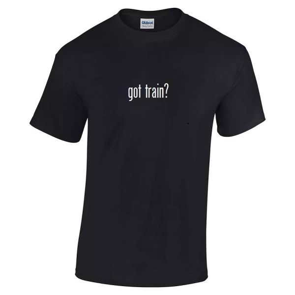 

got train  cotton t-shirt shirt solid black white funny gift s - 5xl travel, White;black