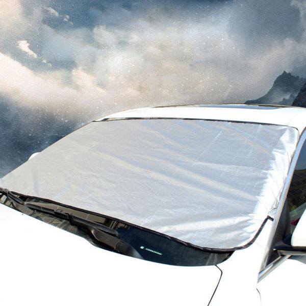 

with sucking discs car windshield cover frost-proof front sun shade snow shield multipurpose waterproof sunshade