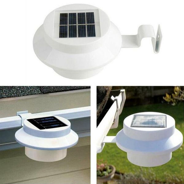 

solar lamps garden light gutter fence wall lamp outdoor waterproof security led lights for gardland landscape pathway decor lighting