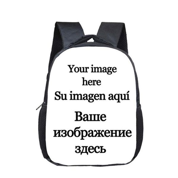 

custom your image print kids backpacks kindergarten school bags for boys girls schoolbag student bookbags children mini backpack