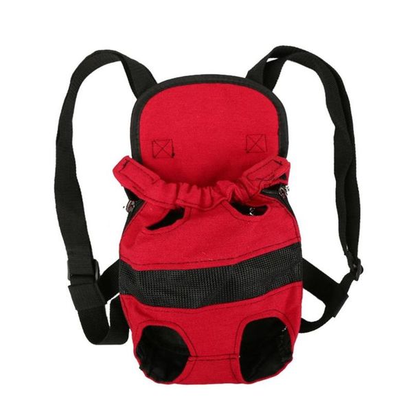 

dog carriers fashion red color travel bag backpack breathable pet puppy carrier christmas gifts 2021 sealing car seat covers
