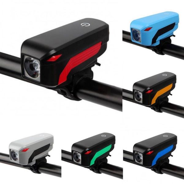

bike lights 70% cycling bicycle horn light 140db bell headlight waterproof 350lm front lamp