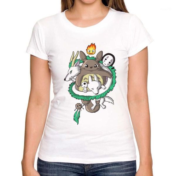 

women's t-shirt novelty prined beautiful fantasy design women t shirts 2021 fashion summer short sleeve tshirt girls white harajuku