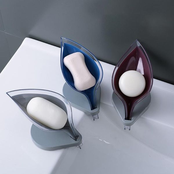 

soap dishes 42%off leaf-shaped dish creative box with suction base plastic holder