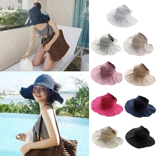 

shower caps arrival summer sportwear women's foldable visor cloth hat