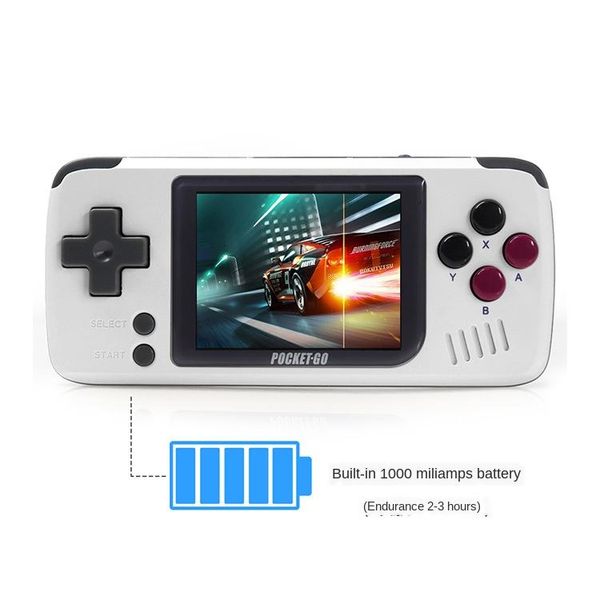 

game console,pocketgo,video console retro handheld, 2.4inch screen portable children players with memory card
