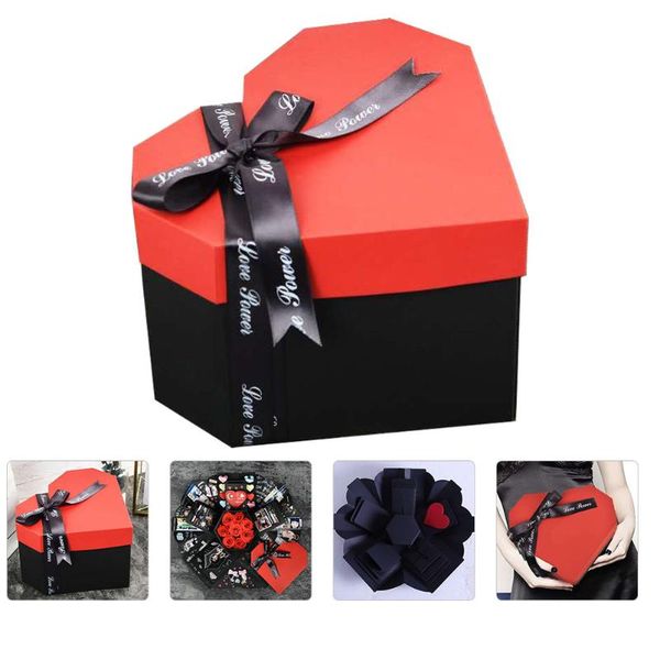 

gift wrap 1pc heart box bags festival party favor wrapping