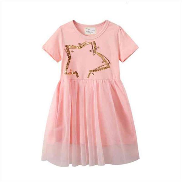 

jumping meters summer star beading girl dress girls tutu party childrens costume selling wedding, Red;yellow