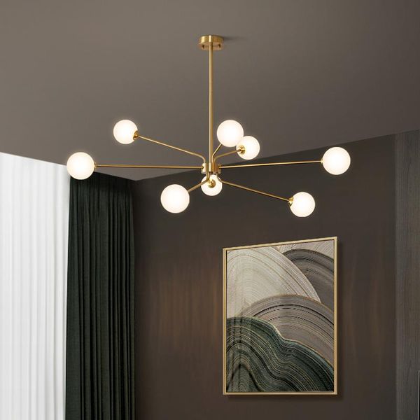 

pendant lamps chandeliers lighting copper living room kitchen lamp magic bean glass ceiling chandelier for bedroom luminarias