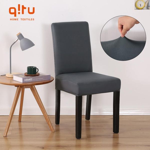 

solid color chair cover spandex stretch elastic slipcovers covers for el kitchen dining room banquet wedding 1pc