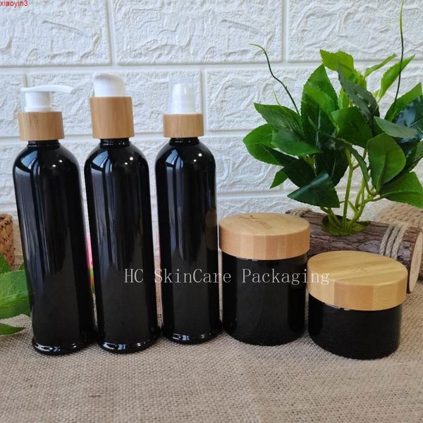 250g 250ml Vazio Cosmético Loção Garrafa 8oz Recipientes com tampa de garrafas de plástico Cuidados com a pele Embalagem de garrafas de logotipo personalizado