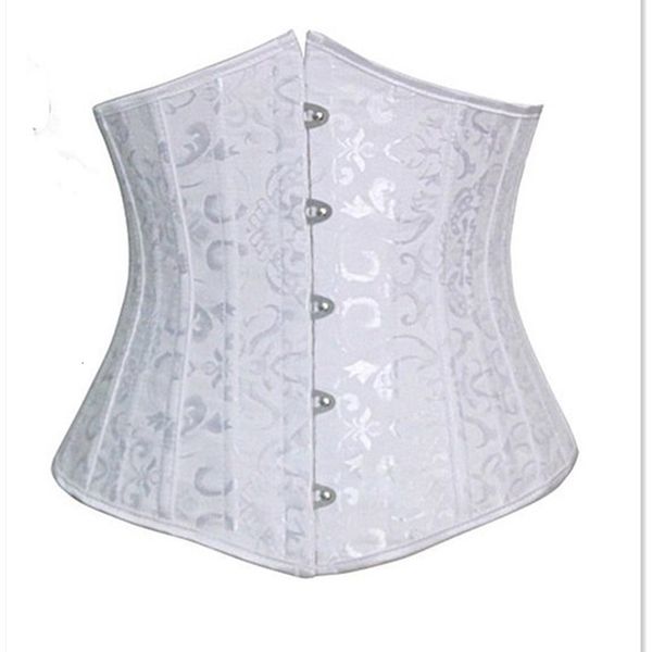 

jacquard 24 steel corsets, court corset, waist cover, vest, Red;black