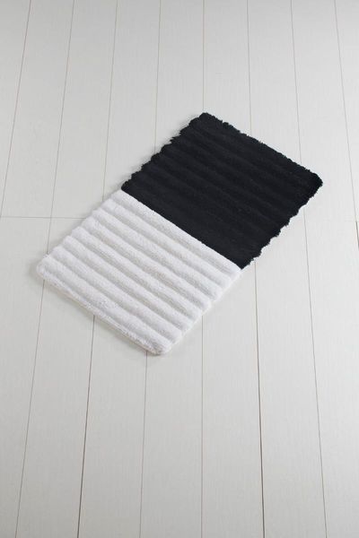 

soft black 60 x100 cm bath mat 8694545034714 mats
