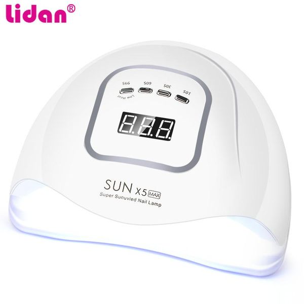 

nail dryers 80w lamp for drying all gel polish uv led dryer with lcd display 45 pcs leds ice diy manicure tool