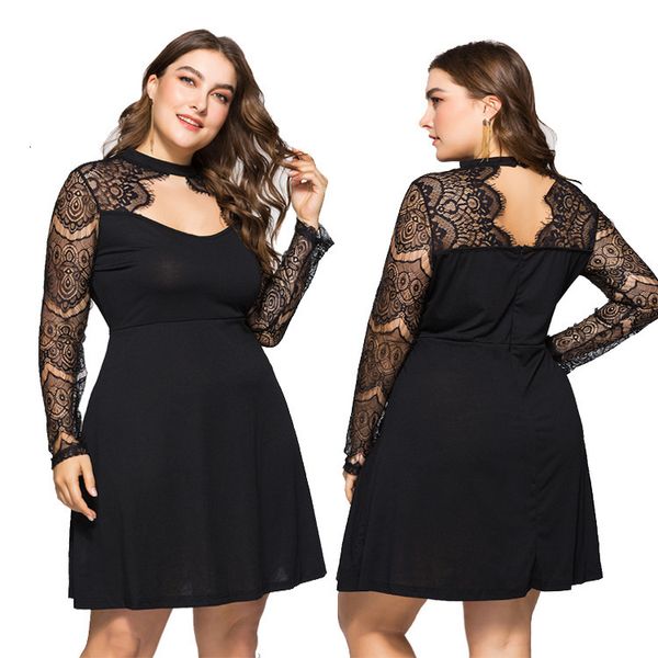 

dress summer black long-moonlight lace panel pencil party slipper xl xx3xl plus size sales dresses, Black;gray