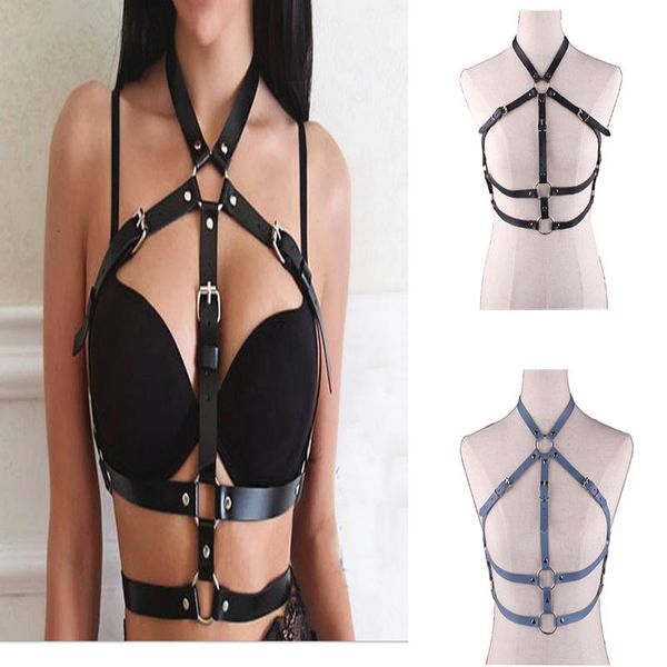 

trendy corset performing leather strap with fun belt, Red;black