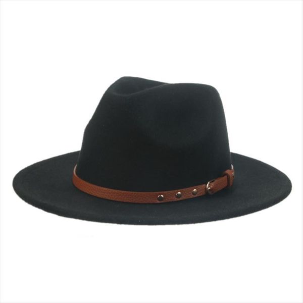 

women hats winter autumn beige khaki wide brim wedding formal dress fedora hat for sombreros de mujer, Blue;gray