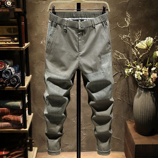 

style men's fashion casual pants, running leisure sports, street, quality optimization m-4xl size d033, Black