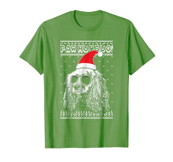 

Paw Humbug Funny Cocker Spaniel Anti Xmas T-Shirt, Mainly pictures