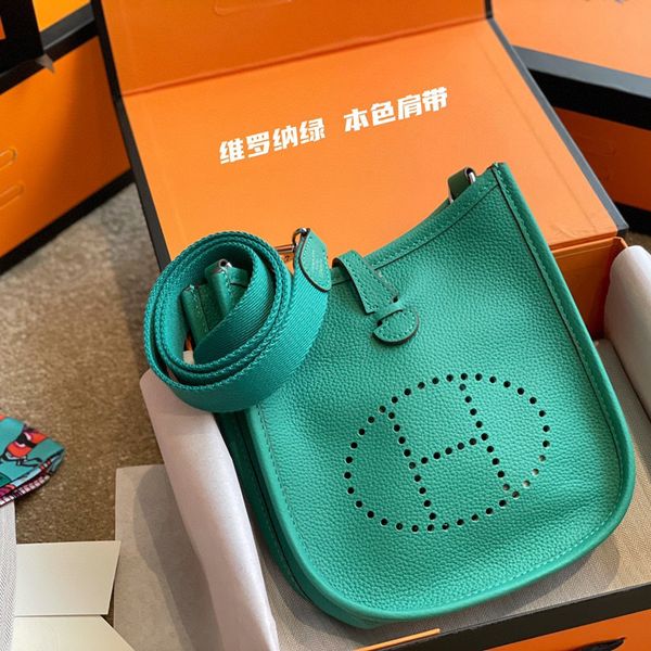 

female 2021 new eve e family waist chest messenger bag mini hollow child mother bag head leather