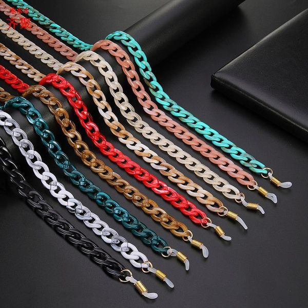 

acrylic mask glass chain children lolita hang neck korean fashion men's rope