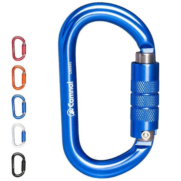 

cords, slings and webbing 25kn o shaped rock climbing hook carabiner survival equipment mountaineering accessories