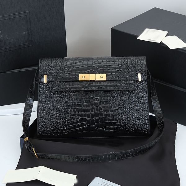 

manhattan designer handbag shoulder bag women cowhide leather tote with box packing