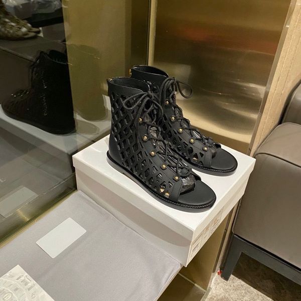 

2021 lady thick soled casual shoe leather sneaker letters lace-up platform leisure women shoes fashion new flat canvas shoes large, Black