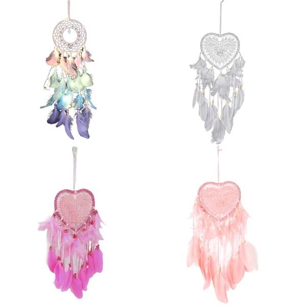 

tapestries gxma heart circle dream catchers with handmade feather dreamcatcher boho wall hanging