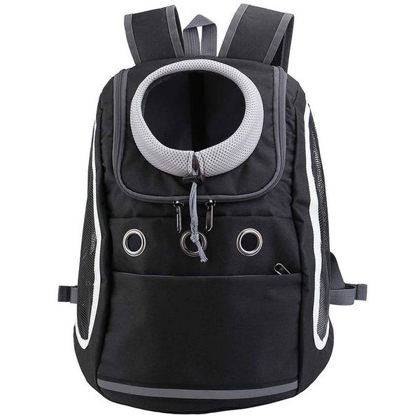 

cat carriers,crates & houses comfortable dog carrier backpack, puppy pet front pack with breathable head out design and padded shoulder for