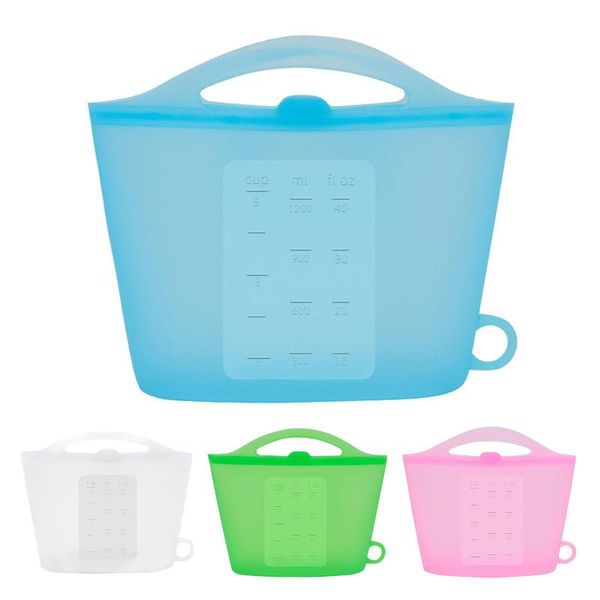 

storage bags silicone multifunctional stylish practical convenient fresh-keeping bag self-sealing fruit vegetable food organizer