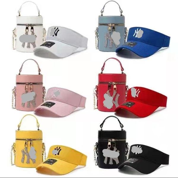 

evening bags bucket bag shoulder fashion ladies purse and hat set circle wallets 2021 luxury women designer handbags famous visors