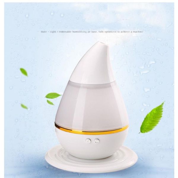 

sachet bags mini ultrasonic mist humidifier 250ml with 7colors changeable led lights usb essential oil diffuser for office, spa, el