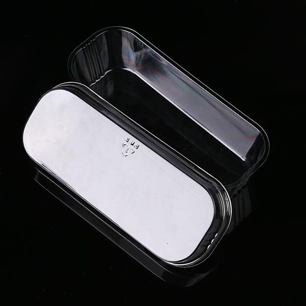 

disposable cups & straws 50pcs creative tiramisu mousse cake box diy handmade packaging plastic transparent party ice cream cup dessert with