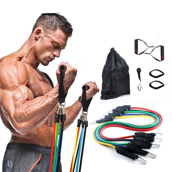 

resistance bands pull rope workout latex tubes pedal excerciser crossfit fitness bodybuilding elastic for fit