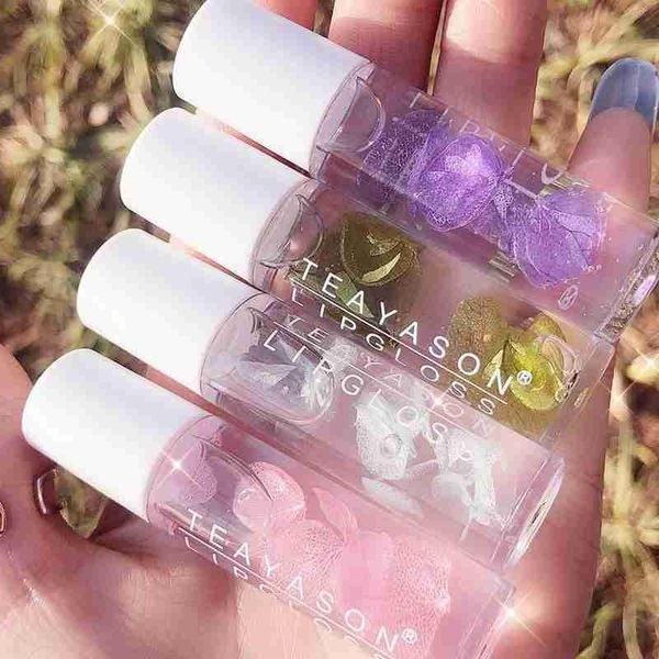 

lip gloss espelho de brilho labial rolado frutas hidratante lipgloss vidro transparente incolor batom
