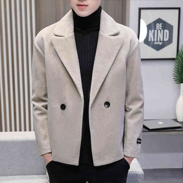 

men's jackets windbreaker coat, mostly short of solid, warm, and casual winter wool such size a13m, Black;brown