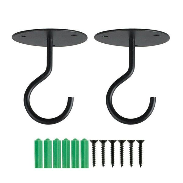 

hooks & rails 2pcs ceiling hook accessories art for hanging plants home organization